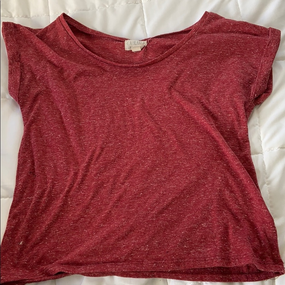 PACSUN LA hearts t shirt